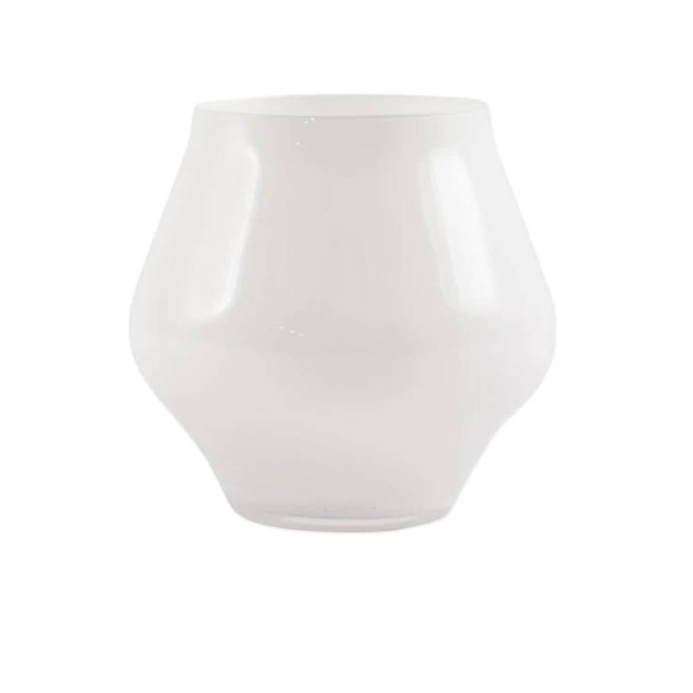 4 Vietri Contessa White Stemless Wine Glasses